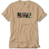 Marvel Heroes In Post Krem Tişört Liyada