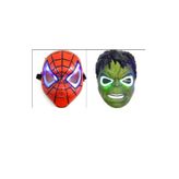 Marvel Hulk Ve Örümcek Adam Işıklı Maske 2li Set
