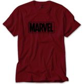 Marvel Logo Kırmızı Tişört Liyada - XS