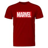 Marvel Logo Kırmızı Tişört