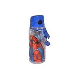 Marvel Spider-Man Lisanslı Plastik 500 ml Askılı Şeffaf Matara