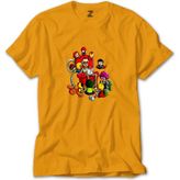 Marvel Stan Lee Story Sarı Tişört Liyada - 4XL