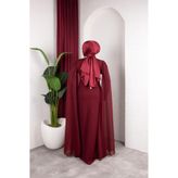 marwella Afra Tesettür Abiye - Bordo