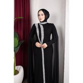 marwella Afra Tesettür Abiye - Siyah