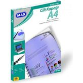 Mas A4 Pp Cilt Kapağı Siyah 100 Adet