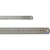 Mas Çelik Cetvel 15 Cm + 50 Cm - 2'li Set