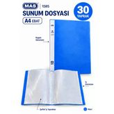 Mas Sunum Dosyası Mavı 30 Lu (1585)