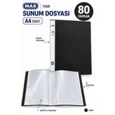 Mas Sunum Dosyası Sıyah 80 Lı (1588)