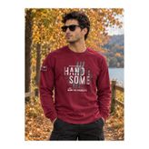 Masimar Erkek Bisiklet Yaka Basic Baskılı Sweatshirt