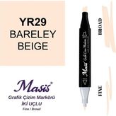 Masis Twin Çift Uçlu Marker Kalemi 29 Barely Beige