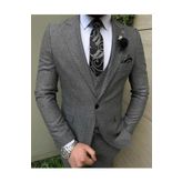 MASSARO Slimfit Yelekli Takım Elbise