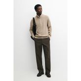 Massimo Dutti %100 pamuklu elastik belli pantolon
