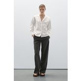Massimo Dutti %100 pamuklu poplin gömlek