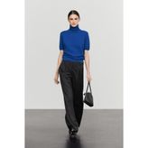 Massimo Dutti %100 serin yün geniş paça pantolon