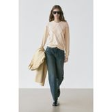 Massimo Dutti %100 yün Argyle triko kazak