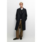 Massimo Dutti %100 yün çentikli yaka kaban