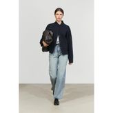 Massimo Dutti %100 yün cepli bomber ceket