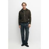 Massimo Dutti %100 yün fermuarlı triko hırka