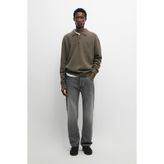Massimo Dutti 100% Yün Polo Yaka Triko