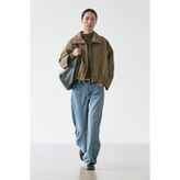 Massimo Dutti Dik yaka bomber ceket