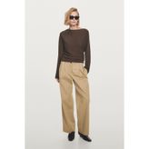 Massimo Dutti Geniş yaka triko kazak