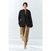 Massimo Dutti İşlemeli dökümlü gömlek