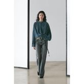 Massimo Dutti Kruvaze dökümlü bluz