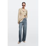 Massimo Dutti Orta bel barrel fit jean