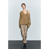 Massimo Dutti Oversize v yaka triko