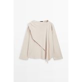 Massimo Dutti Pelerinli total look triko kazak