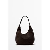 Massimo Dutti Süet deri mini çanta