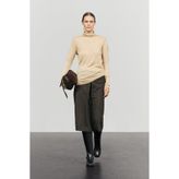 Massimo Dutti Yün karışımlı şort etek