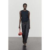 Massimo Dutti Yünlü, çift katmanlı t-shirt