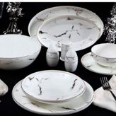 Massimo Marble Gold 56 Parça Yemek Takımı