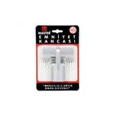 Master Lüks Emniyet Kancası Emk 02 Beyaz