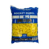 Master Performans Plastik Roket Dübel 8 mm 500 Adet, MASTER.501170