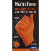 Masterforce Master Force Turuncu 50'li Nitril Eldiven