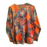 Mastery Turuncu Orman Desen Sweatshirt