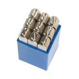 Masus 5 mm Nikel Kaplı Çelik Rakam Takımı