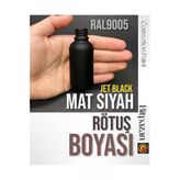Mat Siyah Rötuş Boyası 25ml - RAL9005