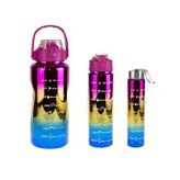 Matara Üçlü Set 2000 Ml 900 Ml 500 Ml Neon Pembe
