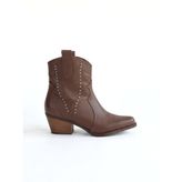 Mateo Premium Acı Kahve Western Tarz Topuklu Bot