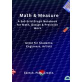 Math & Measure: A 5x5 Grid Graph Notebook for Math, Design & Precision Work