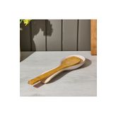 MATMEL Seramik Kaşık Altlığı - Krem - 25,5 cm