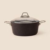 Matmel Siyah Inci Granit Derin Tencere - 24 cm