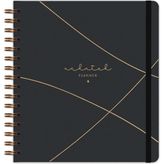 Matt Notebook Süresiz Planlayıcı Kare Ajanda Siyah