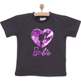 Mattel Barbie Kız Tshirt Kız Bebek - 1,5 Yaş - Antrasit