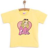 Mattel Barbie Kız Tshirt Kız Bebek - 2 Yaş - Sarı