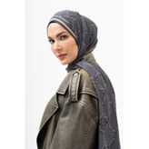 Mauśeya Kurdeleli Krep İpek Şal