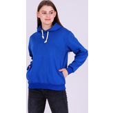 Mavi Basic Oversize Kadın Kapüşonlu Hoodie 3 iplik Sweatshirt